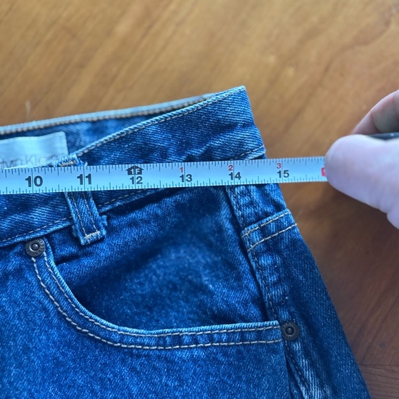 Vintage 80s Calvin Klein Denim pencil skirt - Picture 8 of 10